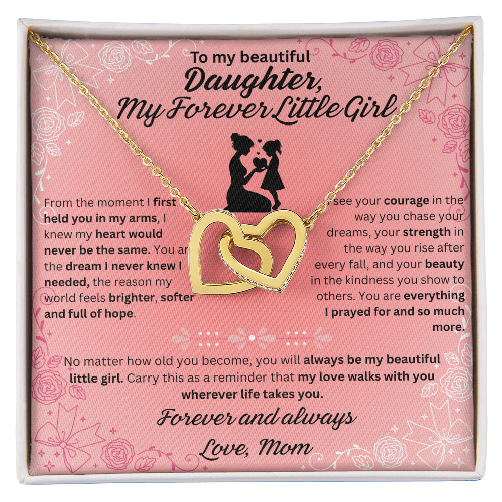 To My Daughter – My Forever Little Girl Necklace