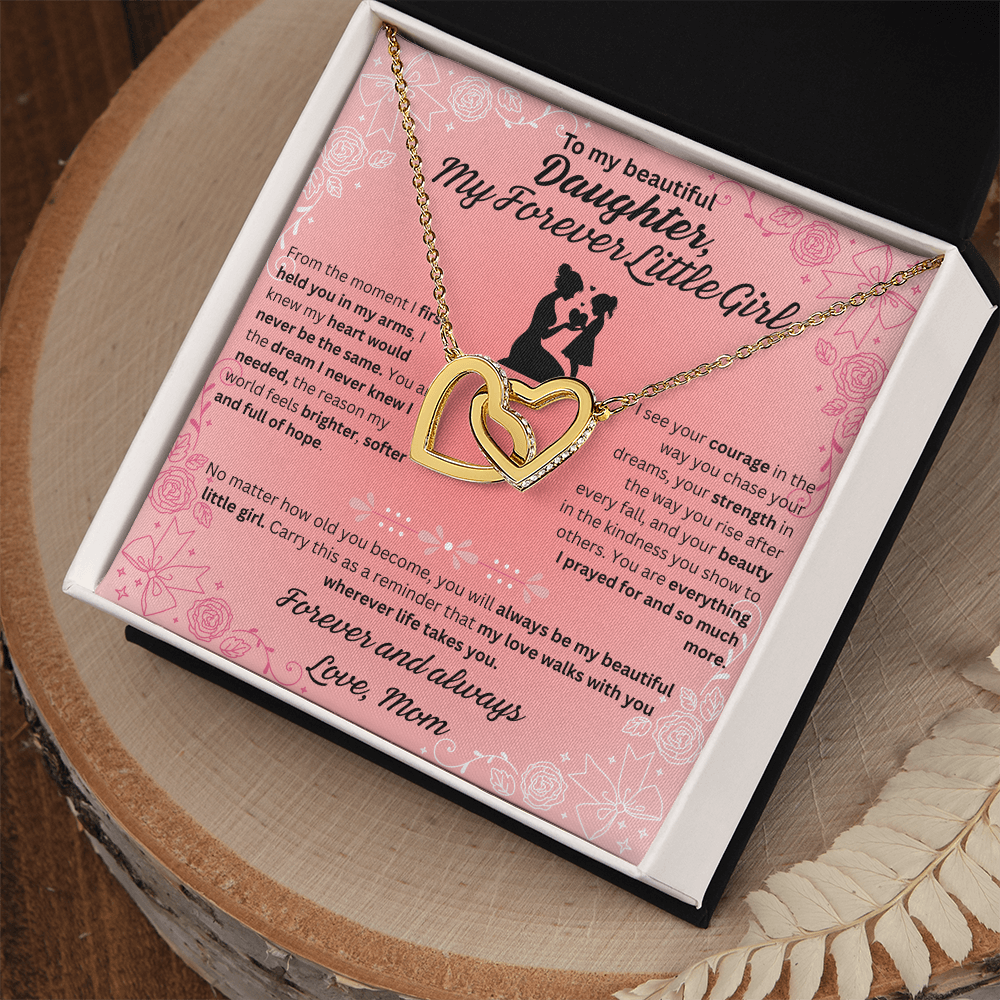 To My Daughter – My Forever Little Girl Necklace