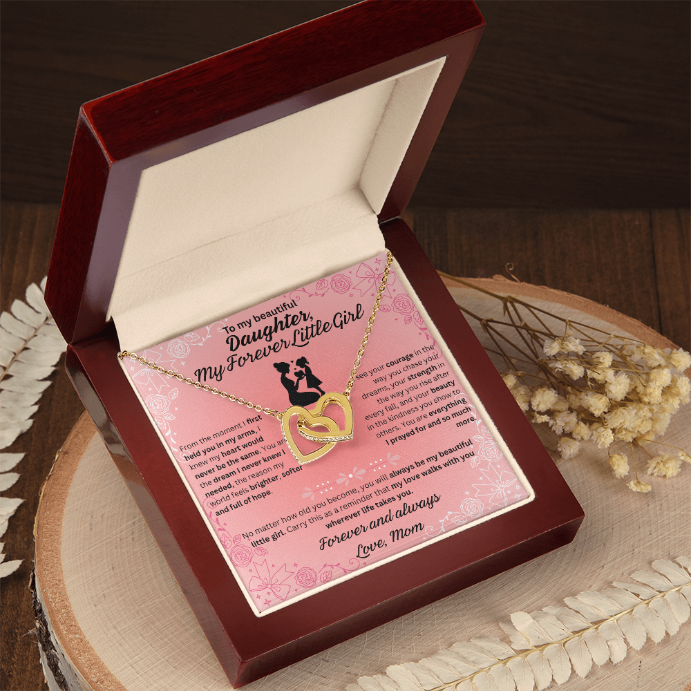 To My Daughter – My Forever Little Girl Necklace