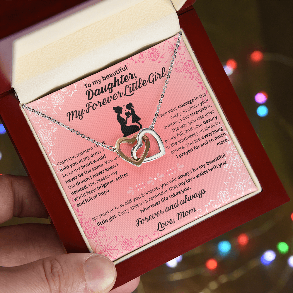 To My Daughter – My Forever Little Girl Necklace