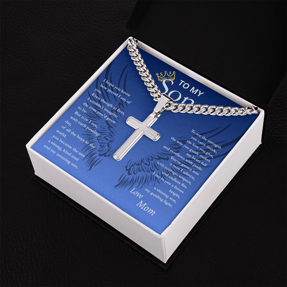 To My Son/ Cross Pendant