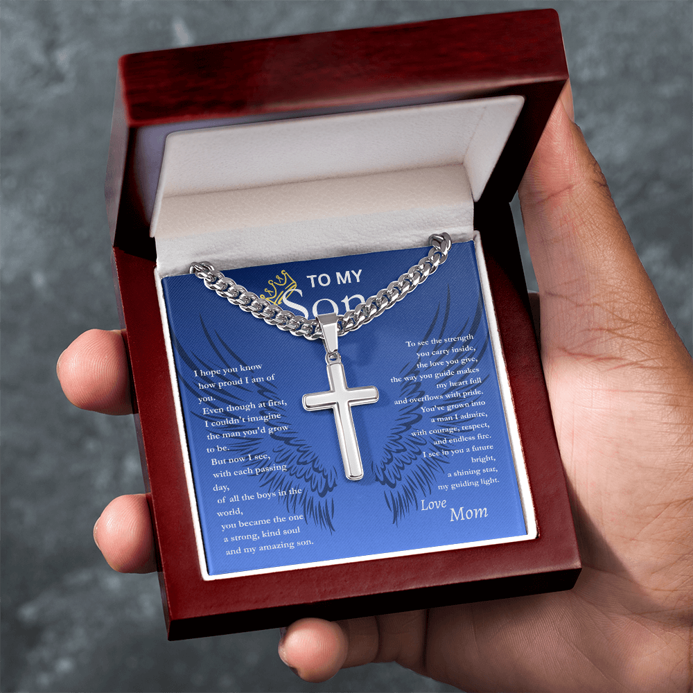 To My Son/ Cross Pendant