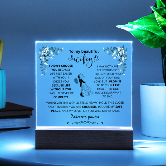 To My Beautiful Wife – Forever Yours