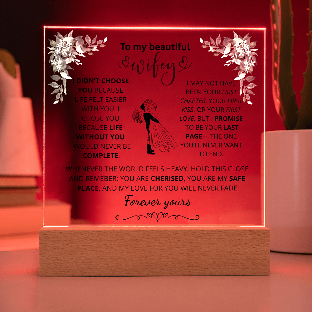 To My Beautiful Wife – Forever Yours