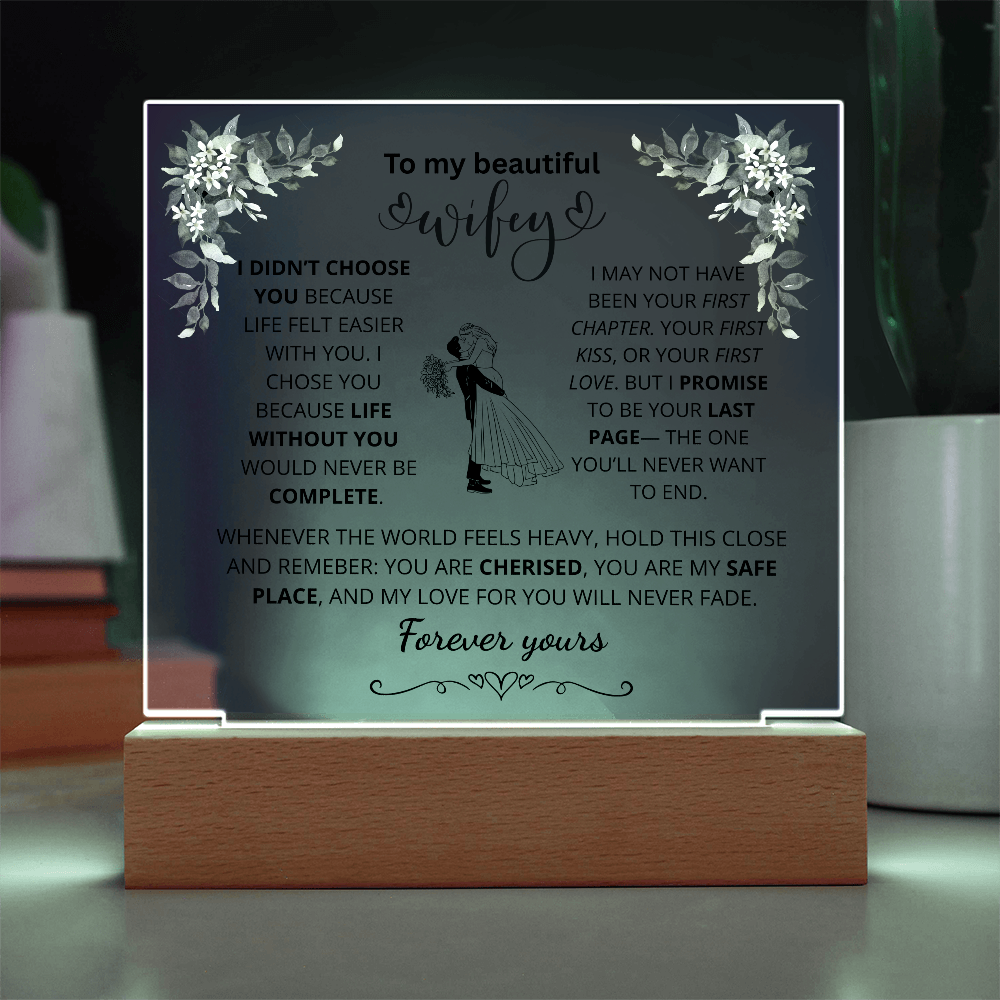 To My Beautiful Wife – Forever Yours