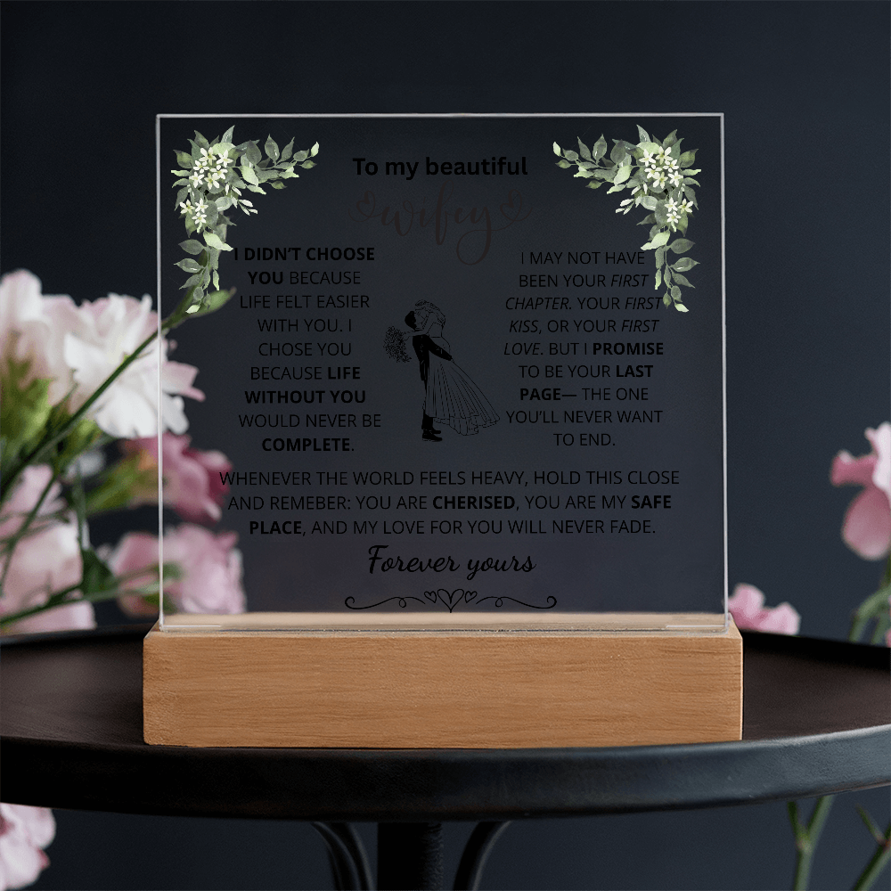To My Beautiful Wife – Forever Yours