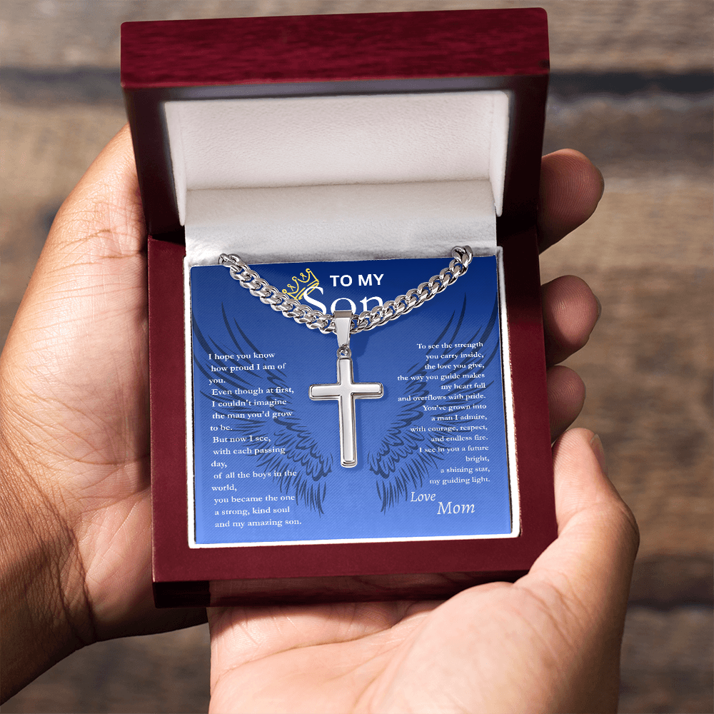 To My Son/ Cross Pendant