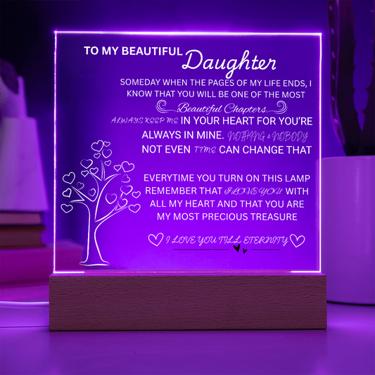 To my daughter/ Beautiful chapters