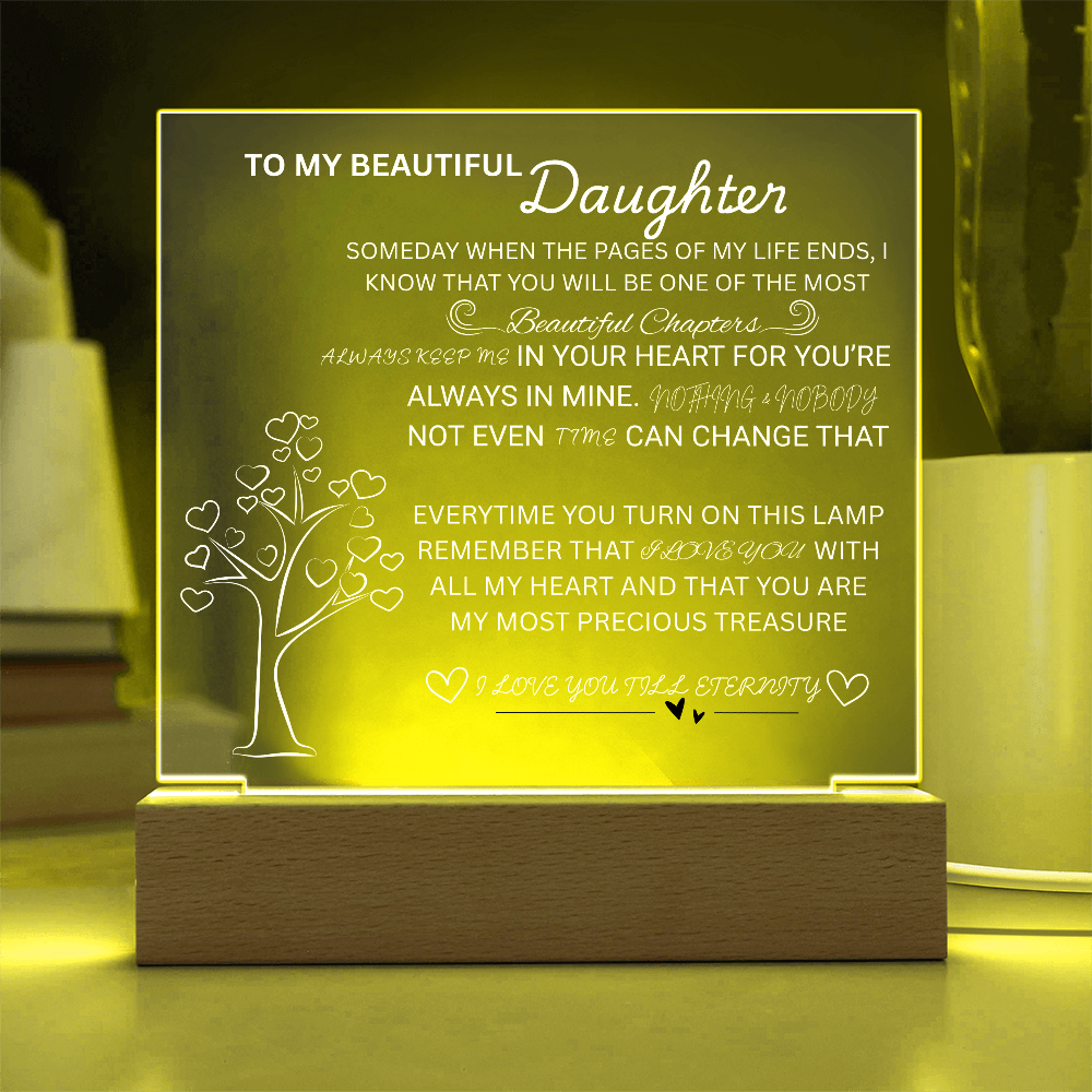 To my daughter/ Beautiful chapters
