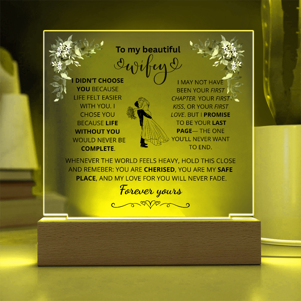 To My Beautiful Wife – Forever Yours