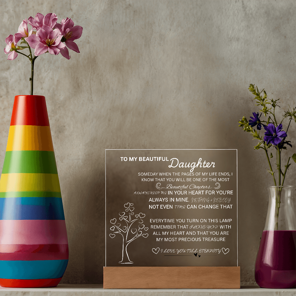 To my daughter/ Beautiful chapters