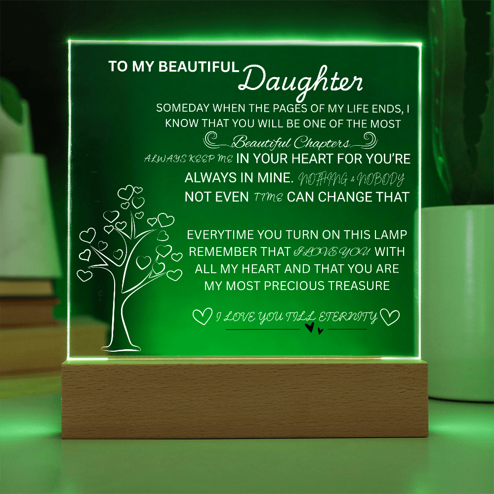 To my daughter/ Beautiful chapters