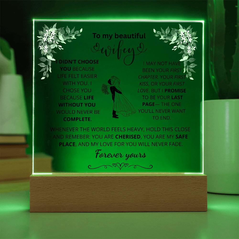 To My Beautiful Wife – Forever Yours