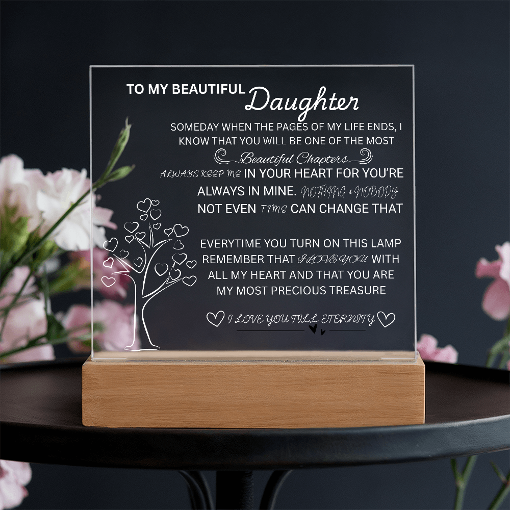 To my daughter/ Beautiful chapters